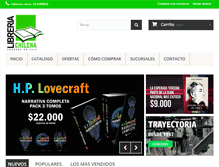 Tablet Screenshot of lachilenalibros.cl